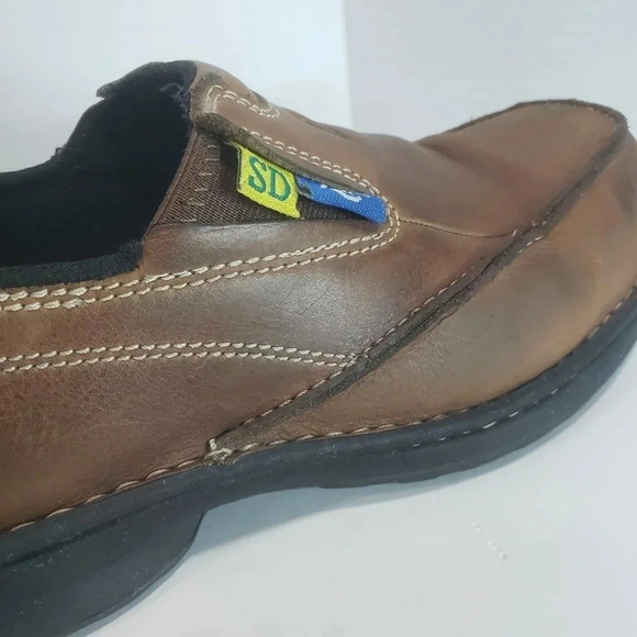 Sorel Mens Brown  Steel Toe Work Shoes,Size 9. - Picture 11 of 13
